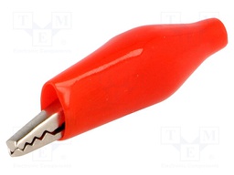 Crocodile clip; 60VDC; Grip capac: max.6mm; Overall len: 36.5mm