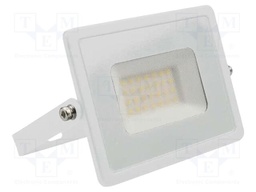 Lamp: LED flood light; 30W; 230VAC; white cold; 100°; 6500K; 25000h