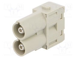 Connector: rectangular; module; male; Han Modular 70A; PIN: 2; 70A