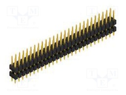Connector: pin strips; pin header; male; PIN: 54; 2.54mm; THT; 2x27