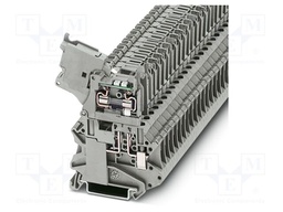 Splice terminal: rail; UT; 6.3A; 24V; screw terminal; PA; 0.14÷6mm2