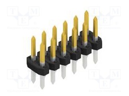 Connector: pin strips; pin header; male; PIN: 12; 2mm; THT; 2x6; 100V