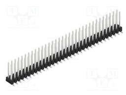 Connector: pin strips; pin header; male; PIN: 66; 2.54mm; SMT; 2x33