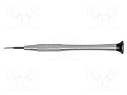 Screwdriver; slot; precision; 0,6x0,15mm; Blade length: 14mm