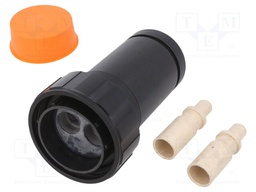 Connector: circular; plug; male; PIN: 2; Buccaneer 9000; for cable