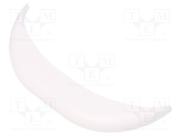 Stopper; ABS; white; ZM92.57.25UB-ABS; 10pcs.