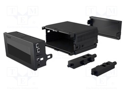 Enclosure: panel; X: 48mm; Y: 96mm; Z: 75mm; ABS + PC,PPO; black