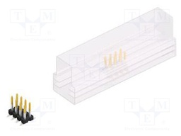 Connector: pin strips; pin header; male; PIN: 8; 2.54mm; SMT; 2x4