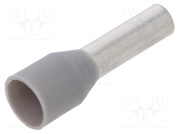 TERMINAL, FERRULE, 9.5X2.9MM, CRIMP GREY