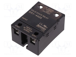 Relay: solid state; Ucntrl: 90÷240VAC; 25A; 48÷480VAC; screw type