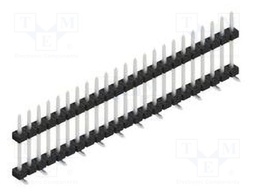 Connector: pin strips; pin header; male; PIN: 23; 2mm; SMT; 1x23