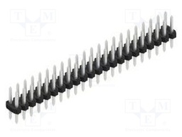 Connector: pin strips; pin header; male; PIN: 44; 2mm; THT; 2x22
