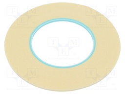 Tape: electrical insulating; W: 3mm; L: 45m; D: 0.304mm; beige; 20%