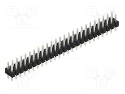 Connector: pin strips; pin header; male; PIN: 50; 2.54mm; THT; 2x25