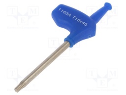 Wrench; Torx®; TX15; Overall len: 84mm; Working part len: 45mm