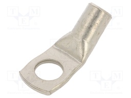 Tip: ring tube; M12; 50mm2; crimped; for cable; angled 45°; tinned