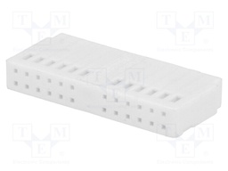 Connector housing; socket; Quadlock; PIN: 24; white