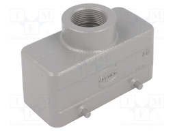 Enclosure: for HDC connectors; Han B; size 16B; for cable; M25