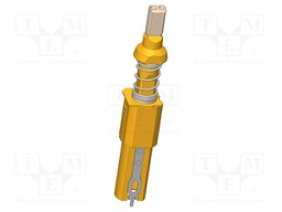 Test needle; Contact plating: gold-plated; Contacts: CuBe; 50.2mm