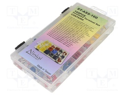 Kit: connectors; IDC,crimped; for cable; 160pcs.