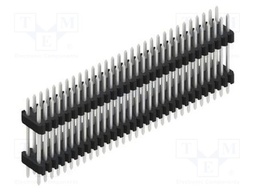 Connector: pin strips; pin header; male; PIN: 60; 1.27mm; THT; 2x30