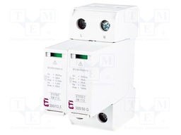 Surge arrester; Type 1+2; Poles: 1; In 8/20us: 65kA; -40÷85°C; IP20