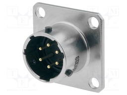 Connector: circular; PT; socket; male; PIN: 6; external bayonet