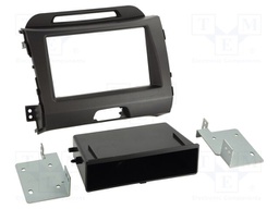 Radio frame; Kia; Kia Sportage 2010->2016; dark grey