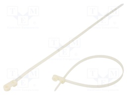Cable tie; with a hole for screw mounting; L: 420mm; W: 7.6mm