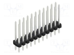 Connector: pin strips; pin header; male; PIN: 22; 2mm; THT; 2x11