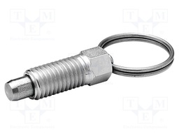 Indexing plungers; Thread: M10; Plating: zinc; Mat: steel; 6mm
