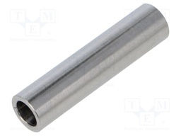 Spacer sleeve; 8.2mm; cylindrical; stainless steel; Øint: 12mm