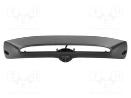 Rear view camera; 115°; black; 12VDC; Kit: camera; Car brand: Iveco