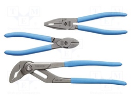 Kit: pliers; cutting,adjustable,universal; 3pcs.