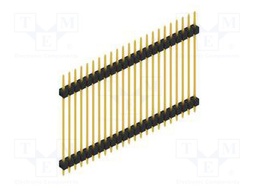 Connector: pin strips; pin header; male; PIN: 23; 2.54mm; THT; 1x23