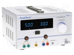 Power supply: laboratory; AC/DC,adjustable; 0÷30V; 0÷5A; 150W