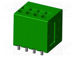 Connector: PCB terminal block; terminal; Plating: tinned; on PCBs