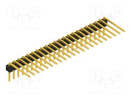Connector: pin strips; pin header; male; PIN: 22; 2.54mm; THT; 1x22