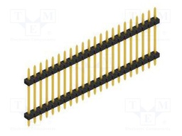 Connector: pin strips; pin header; male; PIN: 22; 2mm; THT; 1x22