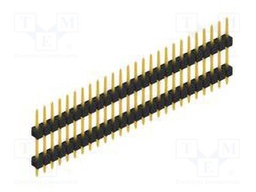 Connector: pin strips; pin header; male; PIN: 26; 2.54mm; THT; 1x26