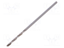 Drill bit; for metal; Ø: 1mm; L: 34mm; HSS; Working part len: 12mm