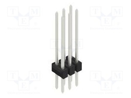 Connector: pin strips; pin header; male; PIN: 6; 2.54mm; THT; 2x3