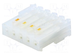 Plug; wire-board; female; PIN: 5; 3.96mm; IDC; for cable; MAS-CON