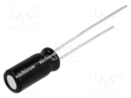 Capacitor: electrolytic; bipolar; THT; 47uF; 35VDC; Ø8x11.5mm; ±20%