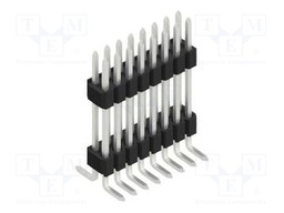 Connector: pin strips; pin header; male; PIN: 16; 1.27mm; SMT; 2x8