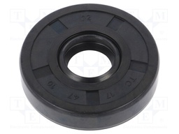 Oil seal; NBR; D: 10mm; -40÷100°C; Shore hardness: 70; Øhole: 47mm