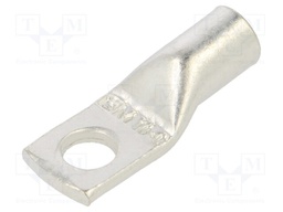 Tip: ring tube; M6; 16mm2; crimped; for cable; tinned; copper; 6AWG