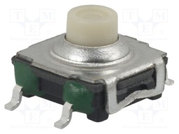 Microswitch TACT; SPST-NO; Pos: 2; 0.05A/12VDC; SMT; none; 1.3N