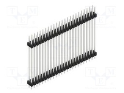 Connector: pin strips; pin header; male; PIN: 48; 2.54mm; THT; 2x24