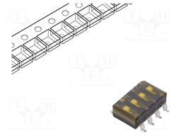 Switch: DIP-SWITCH; Poles number: 4; OFF-ON; 0.025A/24VDC; Pos: 2